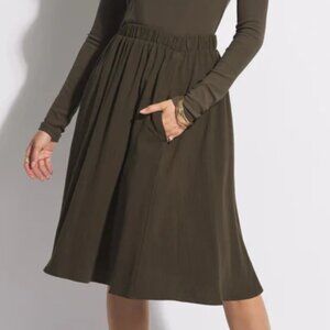 Sofia Skirt | Solika, Olive Green XS